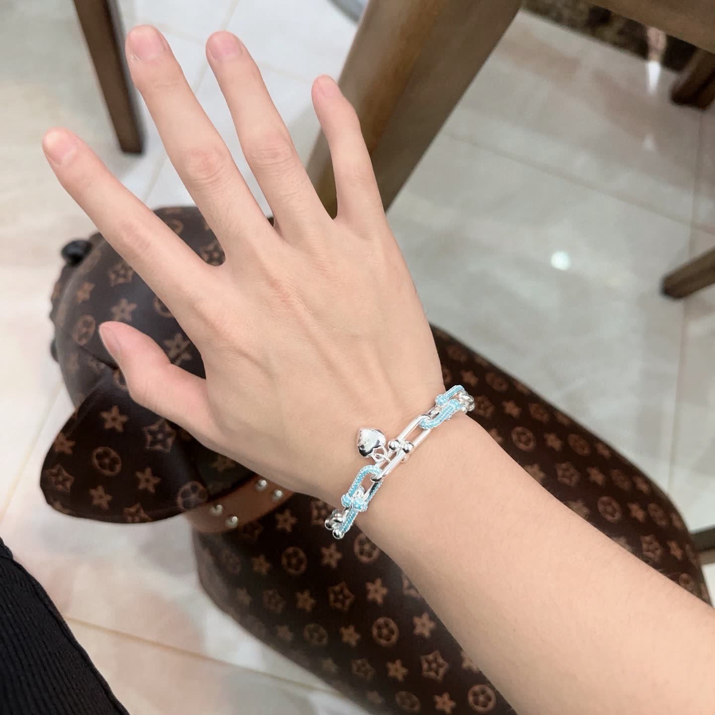 Tiffany & Co. Blue Box Charm Bracelet
